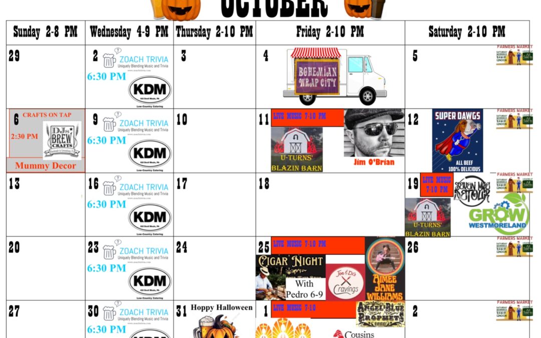 October calendar