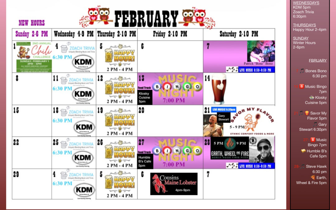 February 2026 Events
