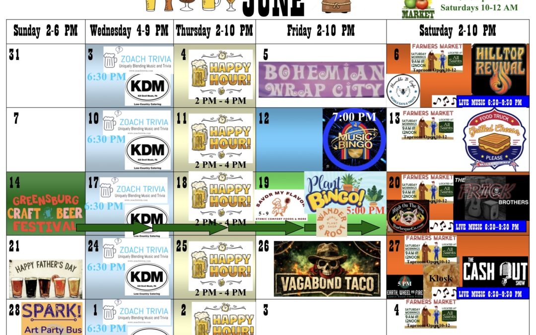 June Event Calendar